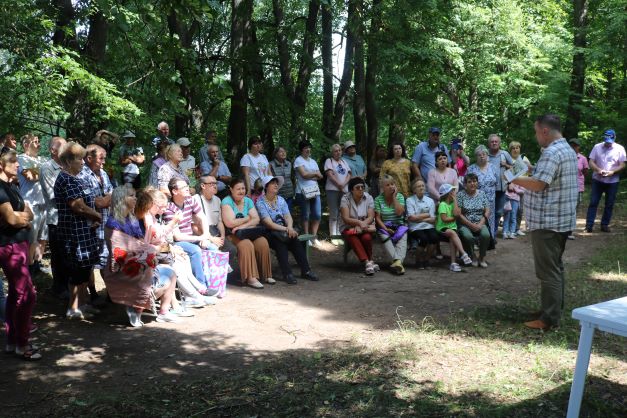 Книгу "Забытое село Михалково" представили  на месте исчезнувшего села