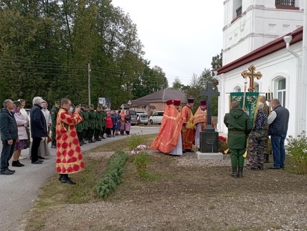 На днях в селе Павловское состоялась праздничная литургия в честь памяти Благоверного великого князя Александра Невского