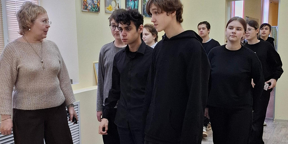 Восьмиклассники примерили образы княжичей и создали обереги в музее «Стародуб на Клязьме»