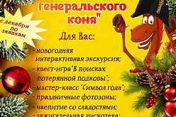 Приглашаем на новогоднюю программу в музей "Усадьба двух генералов"!